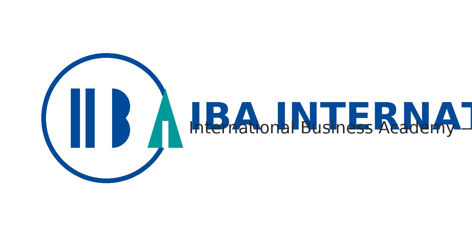 IBA International (International Business Academy) Logo